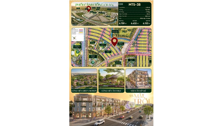 CĂN LIỀN KỀ MT5-38 – PHÂN KHU MẶT TRỜI VINHOMES DƯƠNG KINH